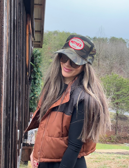 Vintage Mother Patch Hat - Camo