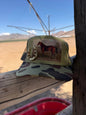 Vintage Horse Camo Trucker