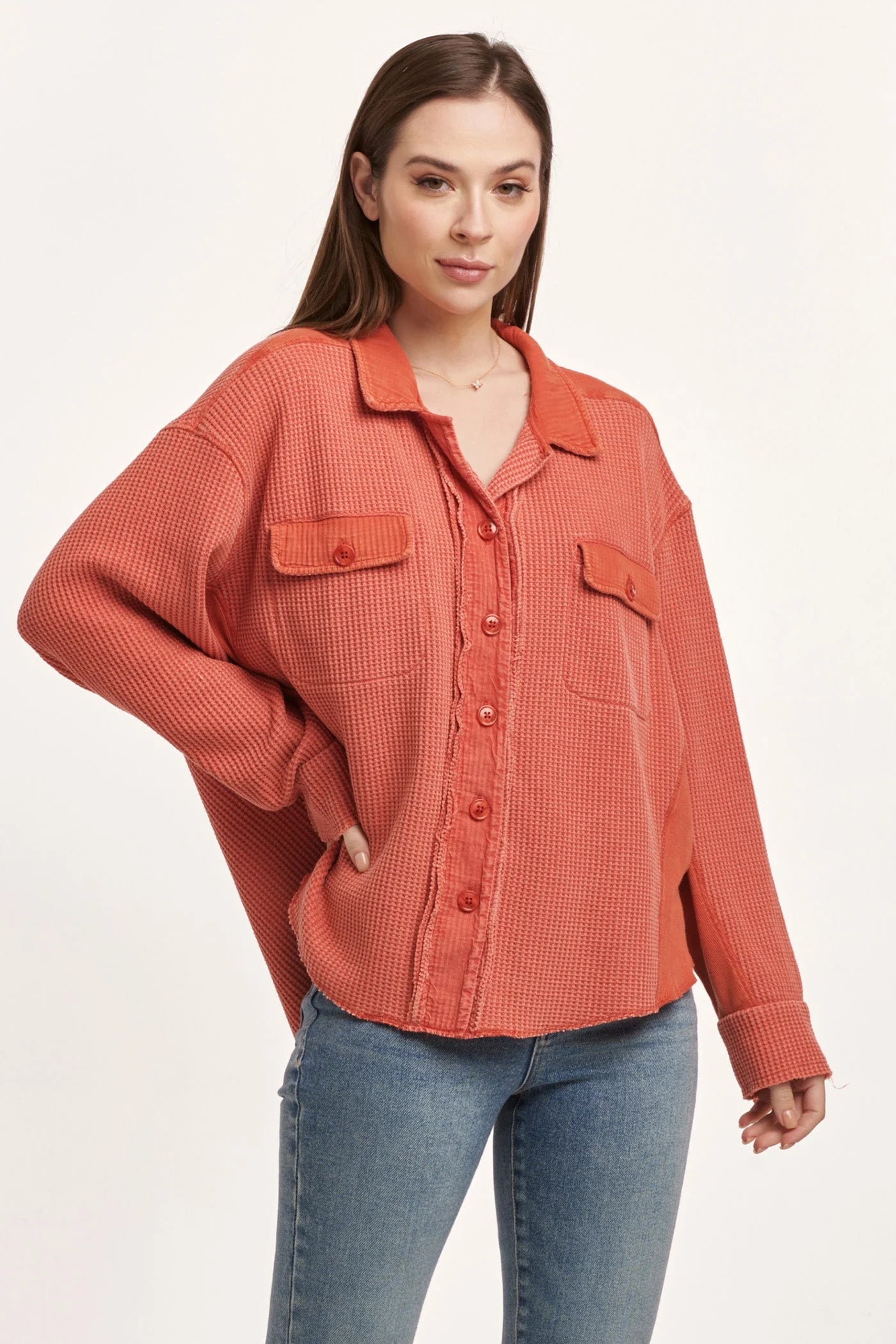 FOSTER THERMAL SHIRT JACKET CRIMSON