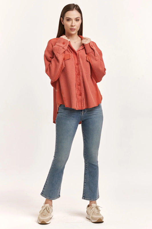 FOSTER THERMAL SHIRT JACKET CRIMSON