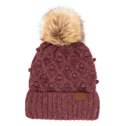 CC Crafted Pom Beanie