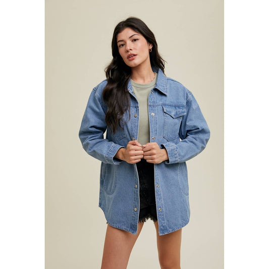 Denim Jacket With Pockets