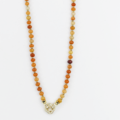 Beaded Gemstone Necklace