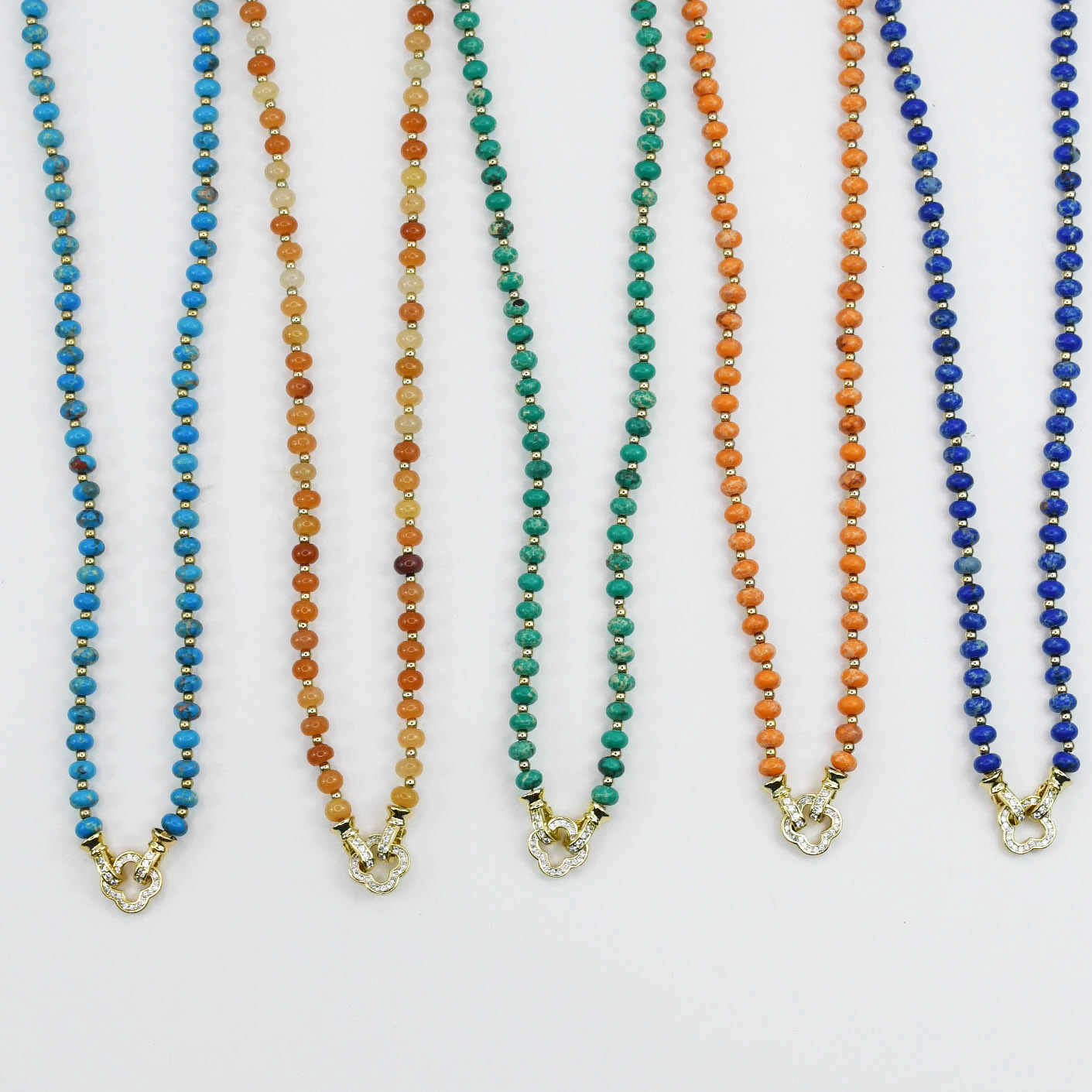 Beaded Gemstone Necklace