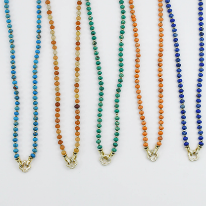 Beaded Gemstone Necklace