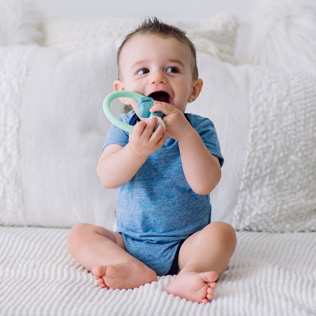 Rattle™ Silicone Teether Rattles Cow