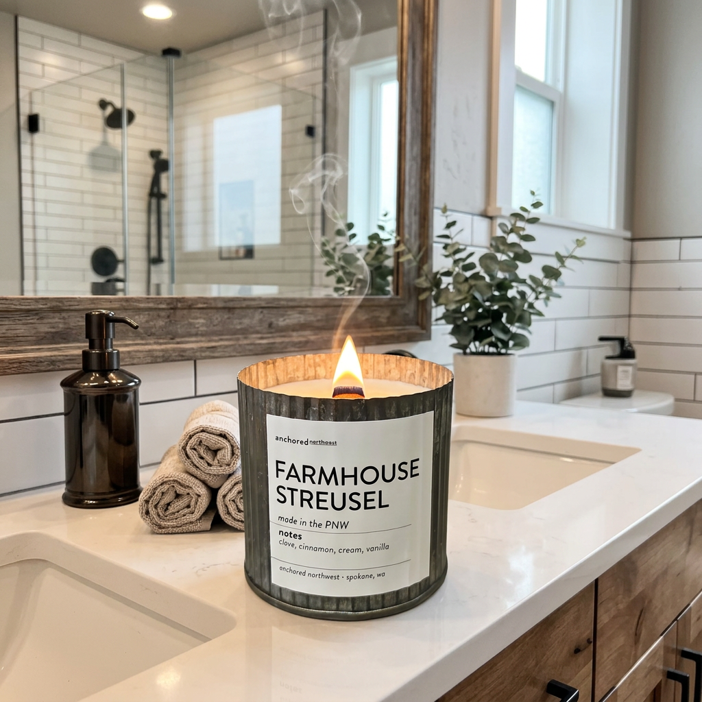 Farmhouse Streusel | Cozy Bakery Wood Wick Candle