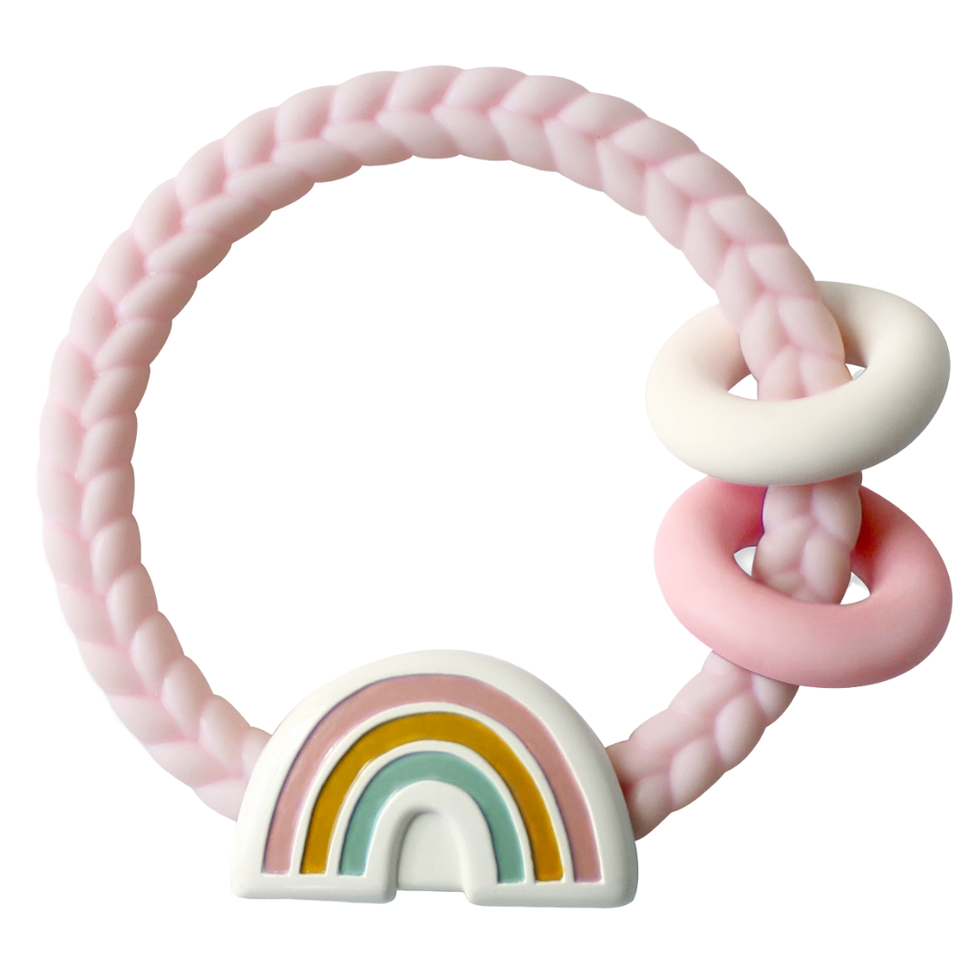 Rattle™ Silicone Teether Rattles Cow