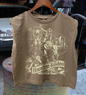 Houston Rodeo 1985 Finals Boxy Midriff Muscle top