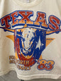 Texas Fort Worth 1983 Rodeo Finals Boxy Midriff Muscle top