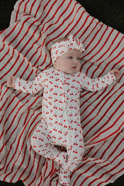Head Wrap | Sweetheart Cherries