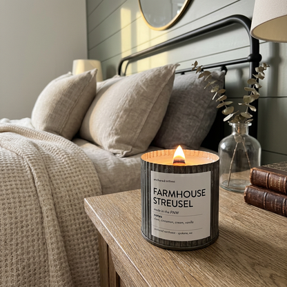 Farmhouse Streusel | Cozy Bakery Wood Wick Candle