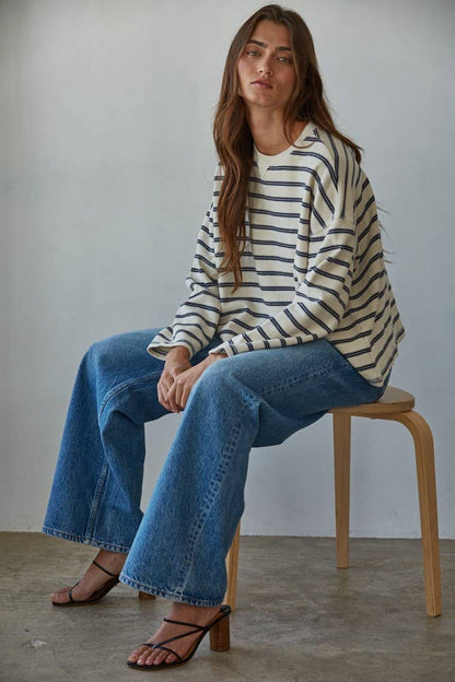 Knit Striped Pullover