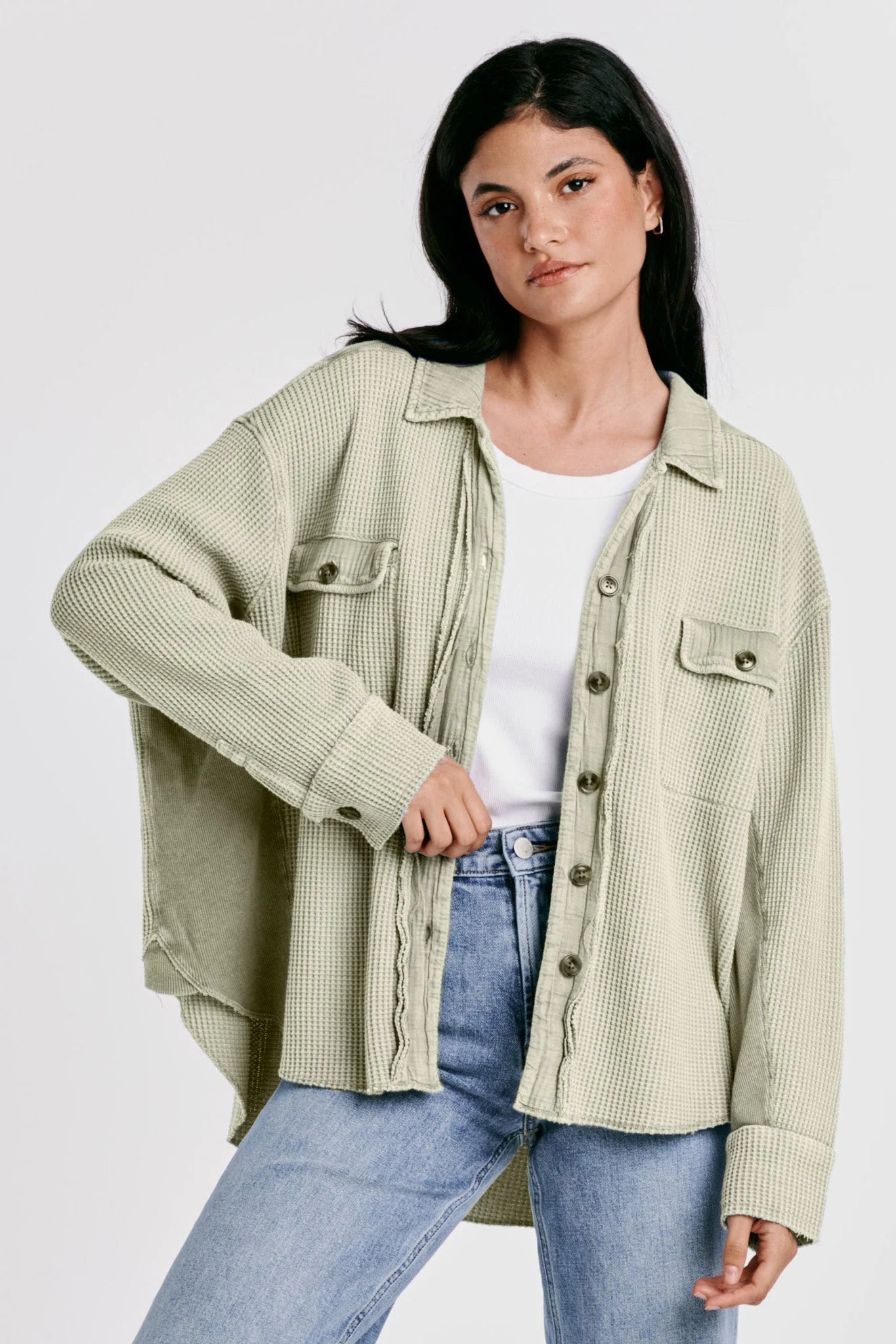 Foster Thermal Button Up