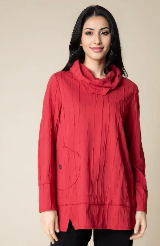 Steady Stream Cowl Pocket Tunic