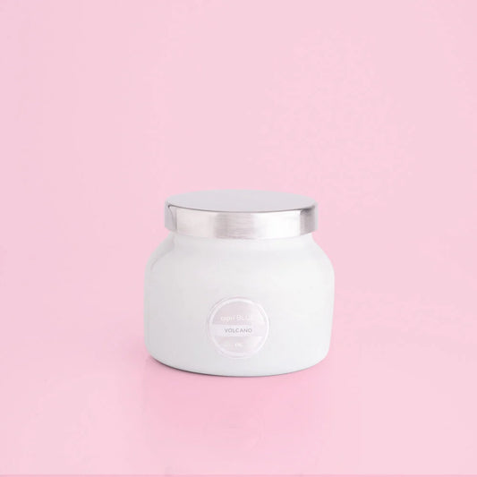 Volcano White Petite Sig Jar Candle
